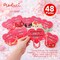 4E's Novelty 48 Pack Friendship Bracelet with Valentines Cards for Kids
